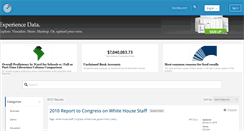 Desktop Screenshot of opendata.socrata.com